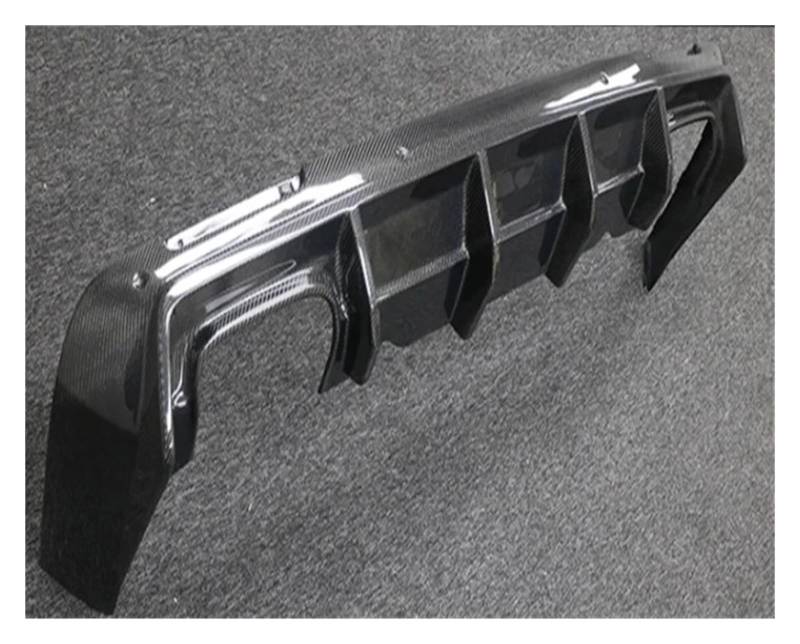DDGHAE Heckstoßstange Kompatibel for Dodge Challenger 2015 2016 2017 2018 2019 2020 Carbon Fiber Heckstoßstange Diffusor Schutzabdeckung(Carbon Fiber look) von DDGHAE
