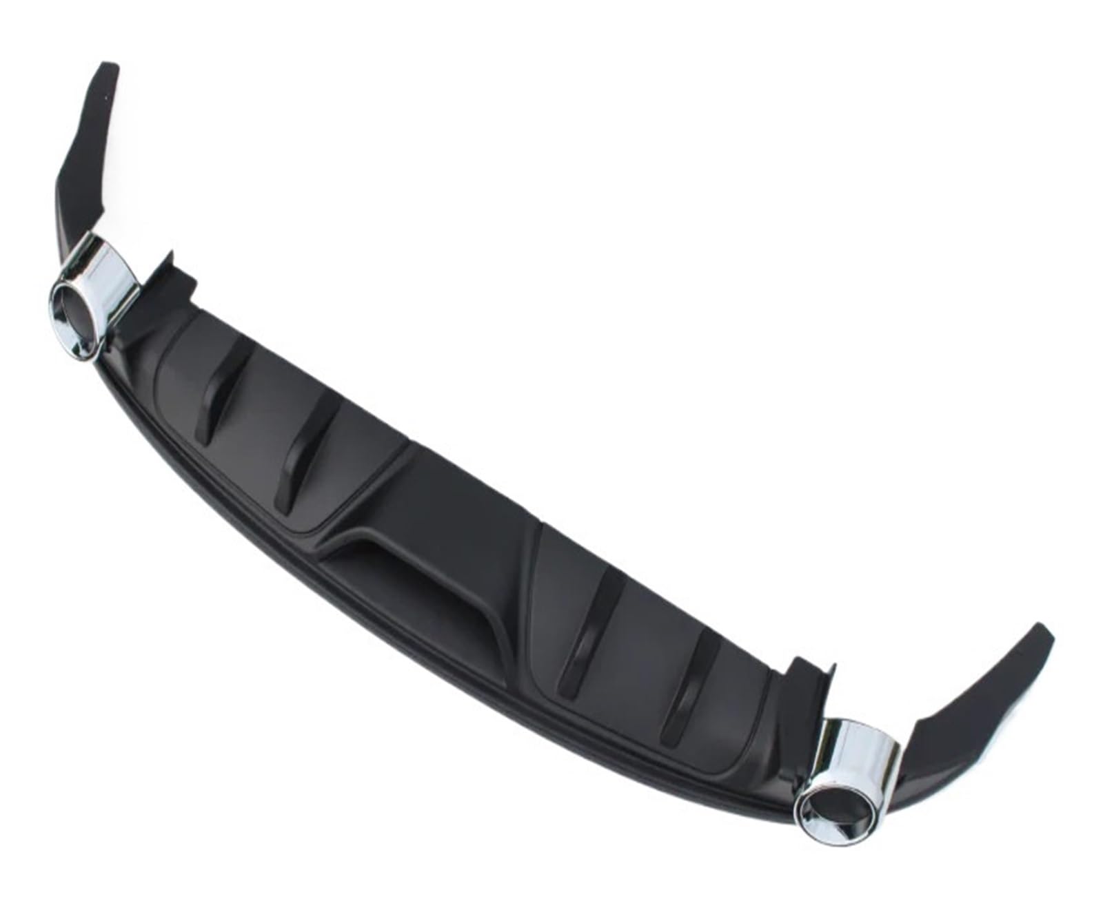 DDGHAE Heckstoßstange Kompatibel for Mazda 3 Axela 2014-2019 ABS Lack Kofferraum Stoßstange Heckdiffusor Spoiler Auspuffabdeckung(14-19 ABS matt black) von DDGHAE