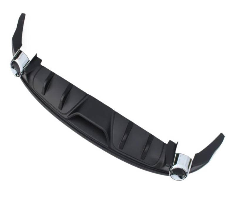 DDGHAE Heckstoßstange Kompatibel for Mazda 3 Axela 2014-2019 ABS Lack Kofferraum Stoßstange Heckdiffusor Spoiler Auspuffabdeckung(14-19 ABS matt black) von DDGHAE