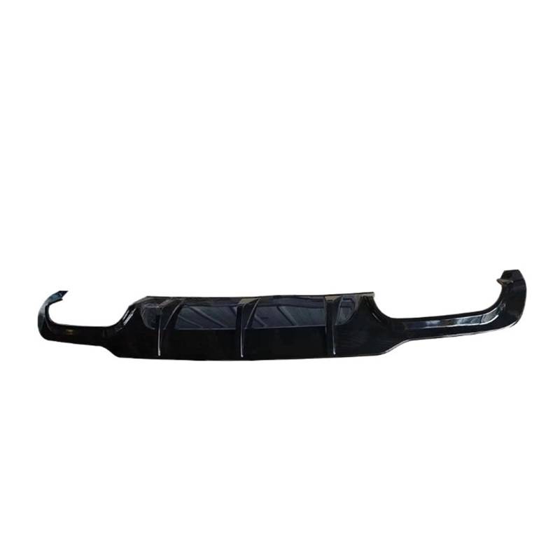 DDGHAE Heckstoßstange Kompatibel for Mercedes Benz C-Klasse W204 C63 AMG 2012 2013-2014 Stoßstangenspoiler Carbon-Look, ABS Schwarzer Lippendiffusor Karosserie-Kits(ABS Black) von DDGHAE
