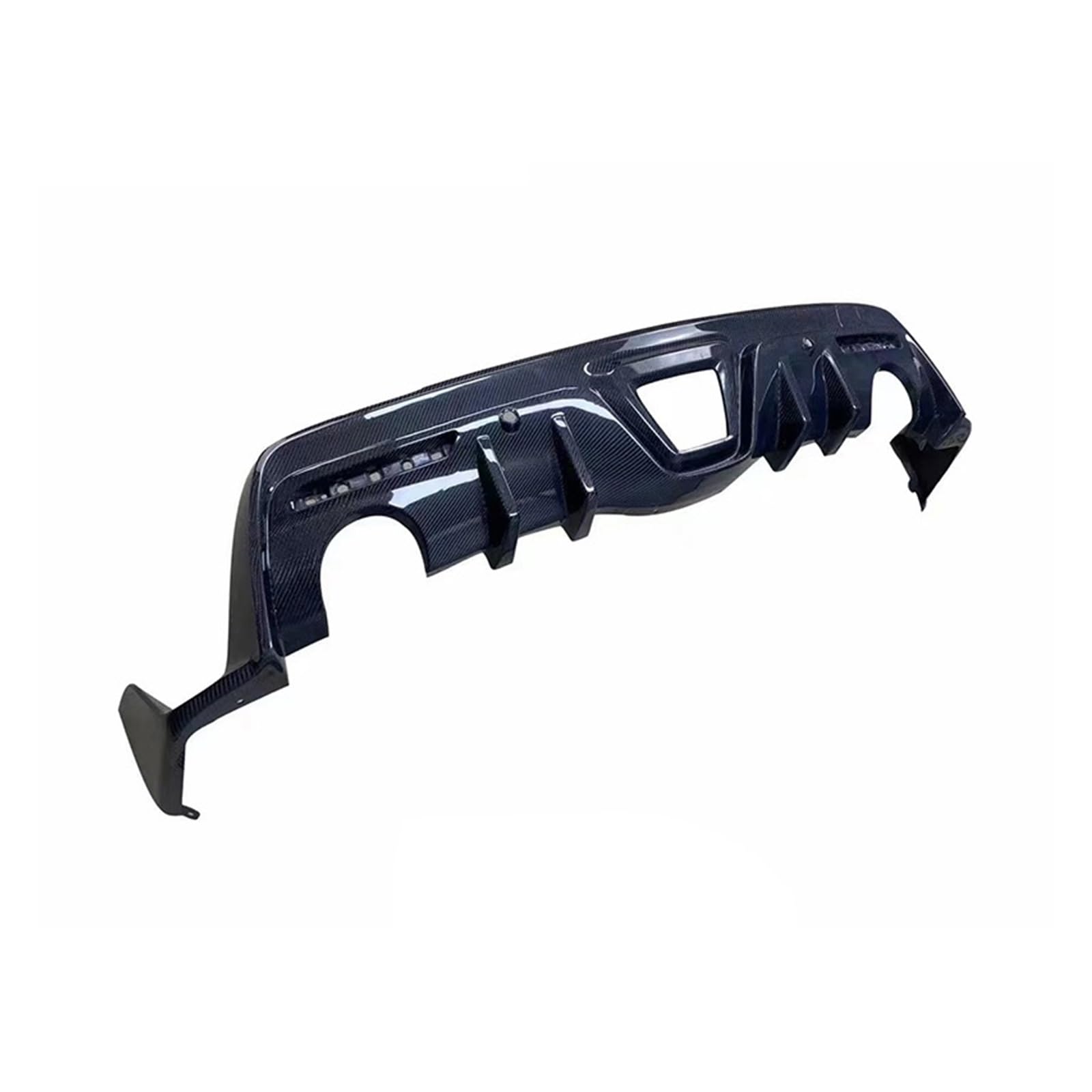 DDGHAE Heckstoßstange Kompatibel for Toyota A90 2019 2020 2021 2022 2023 Tuning, Karosserie-Kit Carbonfaser-Stoßstangenlippe Schaufelspoiler Heckdiffusor(Forged Carbon) von DDGHAE