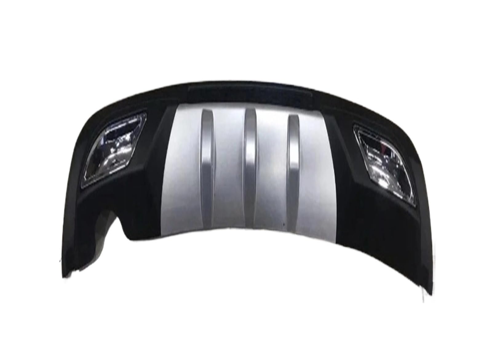 DDGHAE Heckstoßstange Kompatibel for VW Caddy Diffusor Auto Styling Modifizierter Spoiler Autozubehör Universal-Spoilerflügel Muld Flap(Gray) von DDGHAE