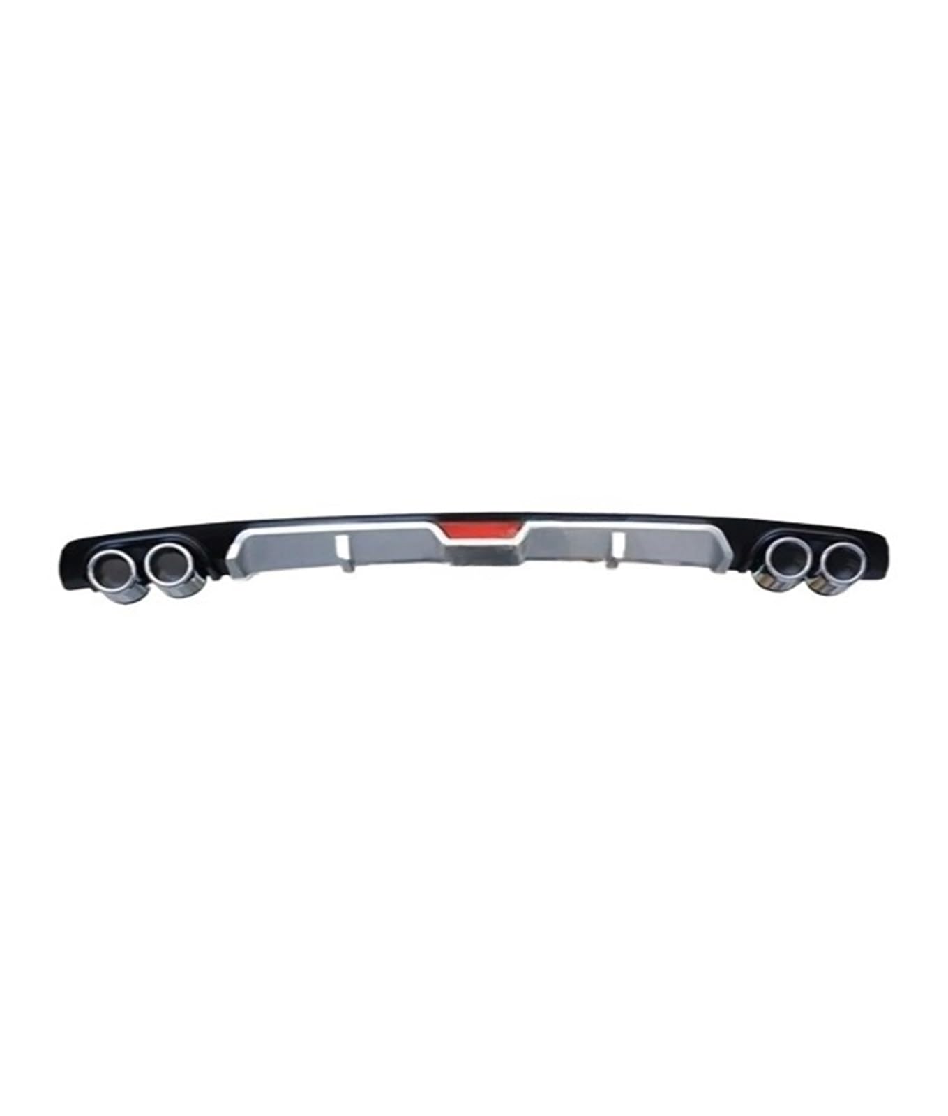 DDGHAE Heckstoßstange Kompatibel for VW Golf 4 Diffusorbefestigung Auto Styling Autozubehör Tuning Modifizierter Spoiler Diffusor Flügelklappen(Gray) von DDGHAE