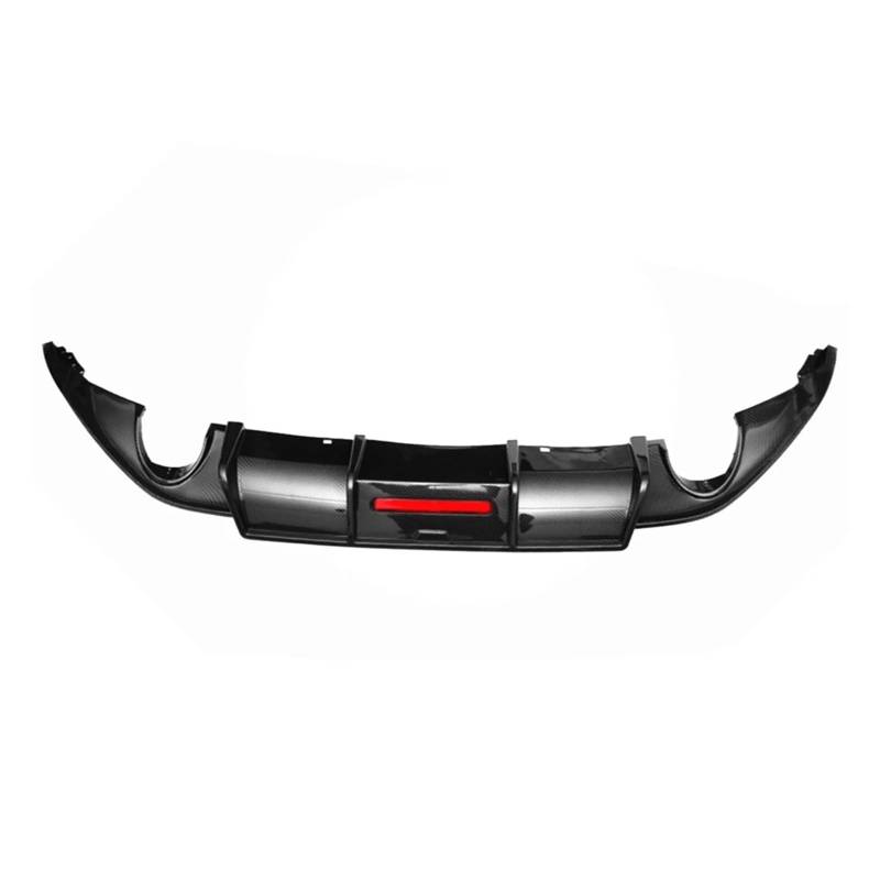 DDGHAE Heckstoßstange Kompatibel for VW Golf 7 MK7 GTI GTD 2015-2017, Diffusorlippe Auspuffhalterung Unterer Spoiler Splitter Auto(Carbon Fiber Look) von DDGHAE