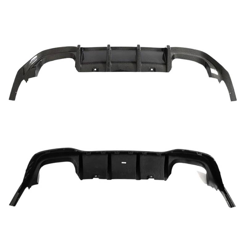 DDGHAE Heckstoßstange Kompatibel for VW Golf 8 R 2021UP Carbon Fiber Diffusor Lip Auto Zubehör Schutz, Diffusor Lip von DDGHAE
