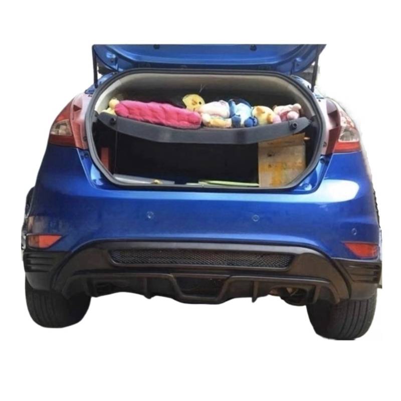 DDGHAE Heckstoßstange kompatibel for Fiesta MK7 2008–2013, Autozubehör, ABS im ST-Stil, mattschwarz, Lippendiffusor, Schürze, Splitter, Spoiler(Glossy Black whole) von DDGHAE