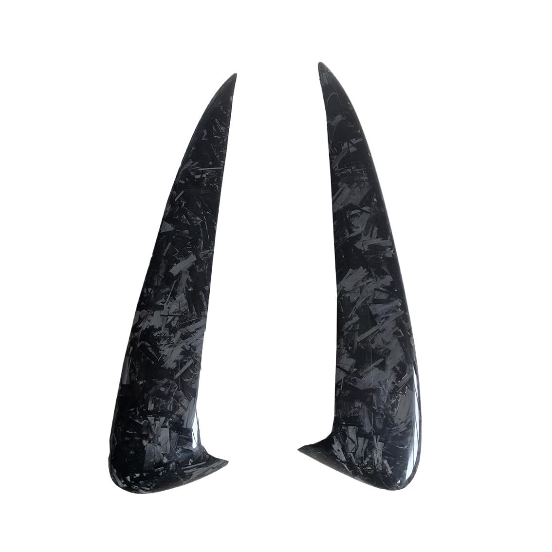DDGHAE Heckstoßstange kompatibel for Mercedes Benz C205 W205, geschmiedete Carbon-Faser-Entlüftungsöffnungen, Canards, C200, C260, C43, C63, Autoteile, Karosserie-Kit(Coupe Forged) von DDGHAE