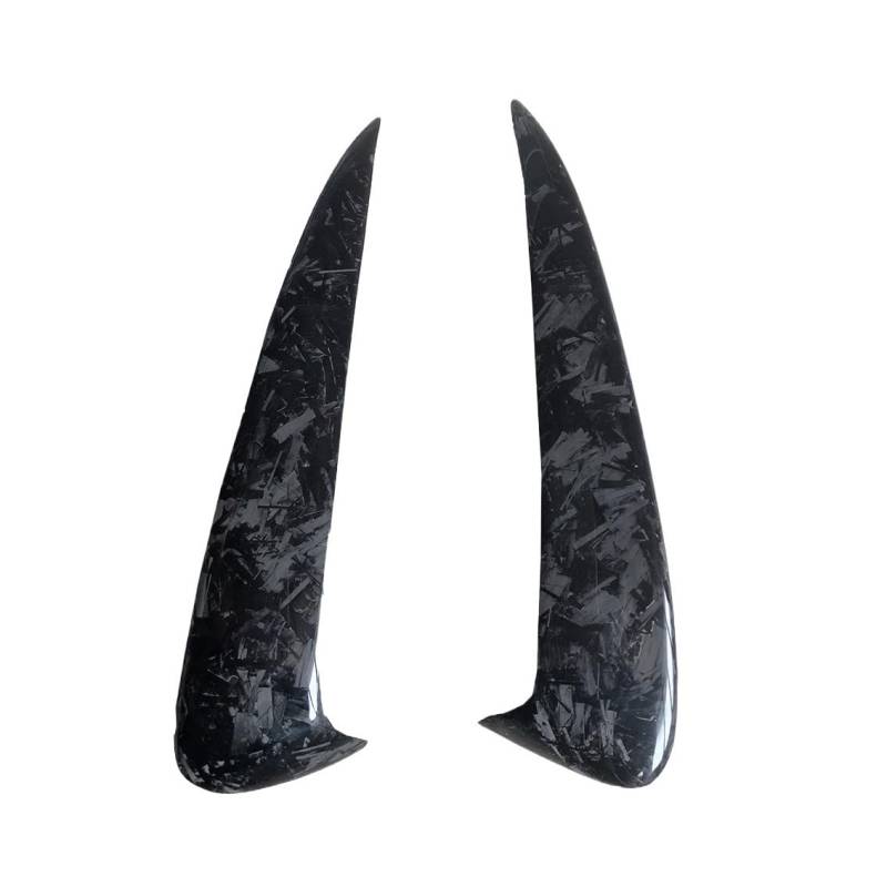 DDGHAE Heckstoßstange kompatibel for Mercedes Benz C205 W205, geschmiedete Carbon-Faser-Entlüftungsöffnungen, Canards, C200, C260, C43, C63, Autoteile, Karosserie-Kit(Sedan Forged) von DDGHAE