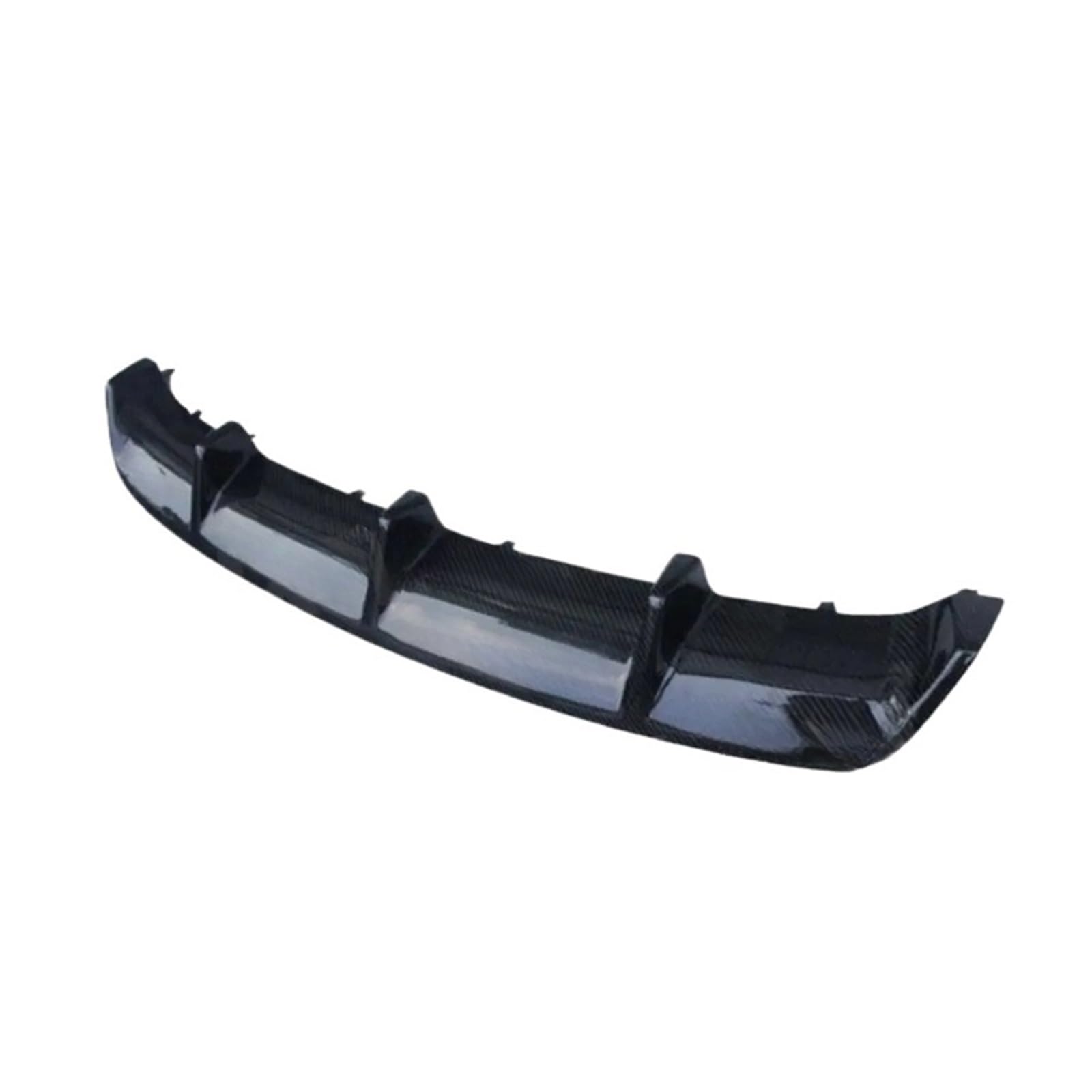 DDGHAE Heckstoßstange kompatibel for Mercedes Benz CLA W117 CLA180 CLA200 CLA250 CLA45 AMG-Paket 2013 2014 2015 2016 2017 2018, Kohlefaser/GFK, 3-teiliger Heckdiffusor im R-Stil(Only diffuser CF) von DDGHAE