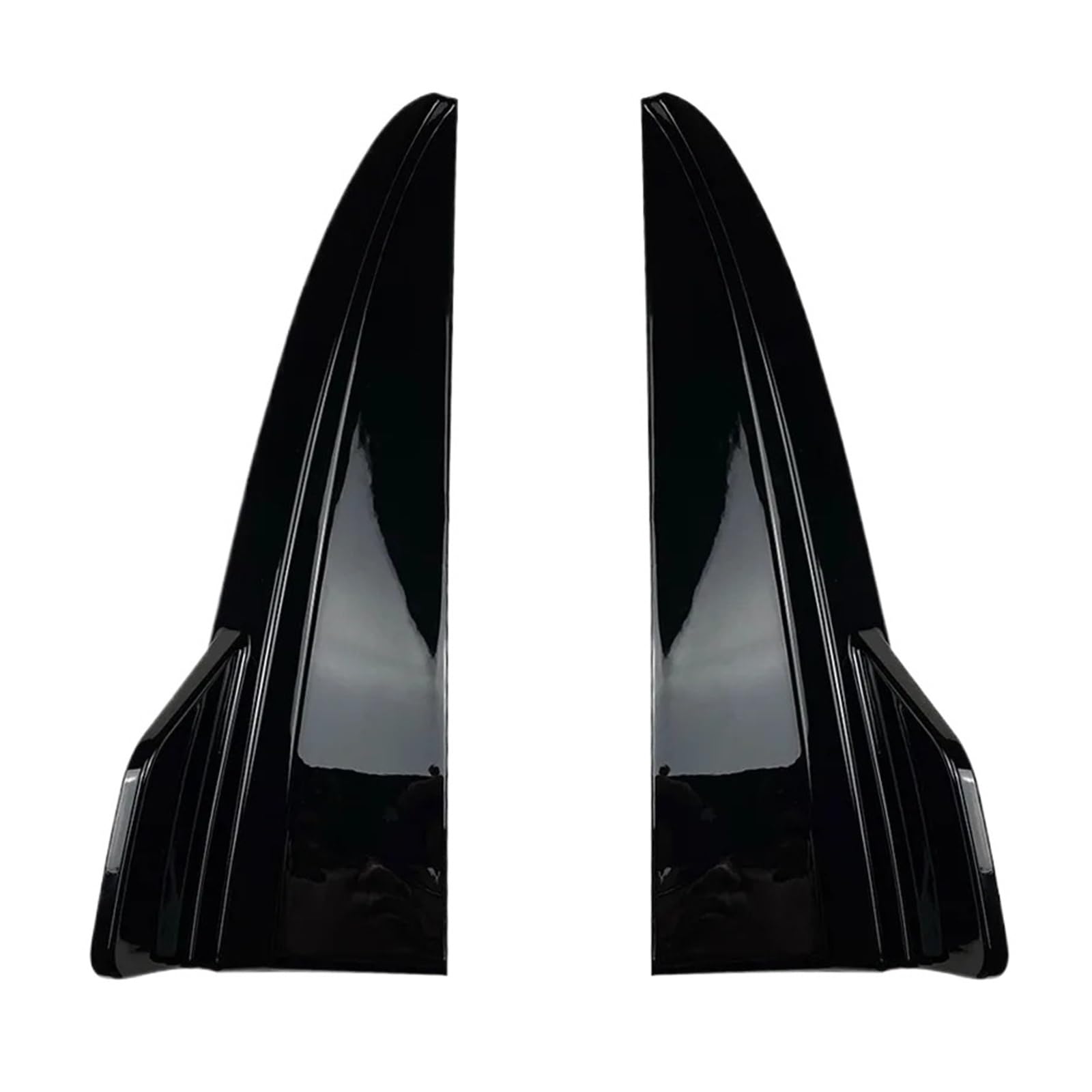 DDGHAE Heckstoßstange kompatibel for Mercedes Benz W205 C180 C200 C260 C43 AMG 2015-2021 Autozubehör, Canard Splitter Diffusor Seitenspoilerabdeckung(Black) von DDGHAE