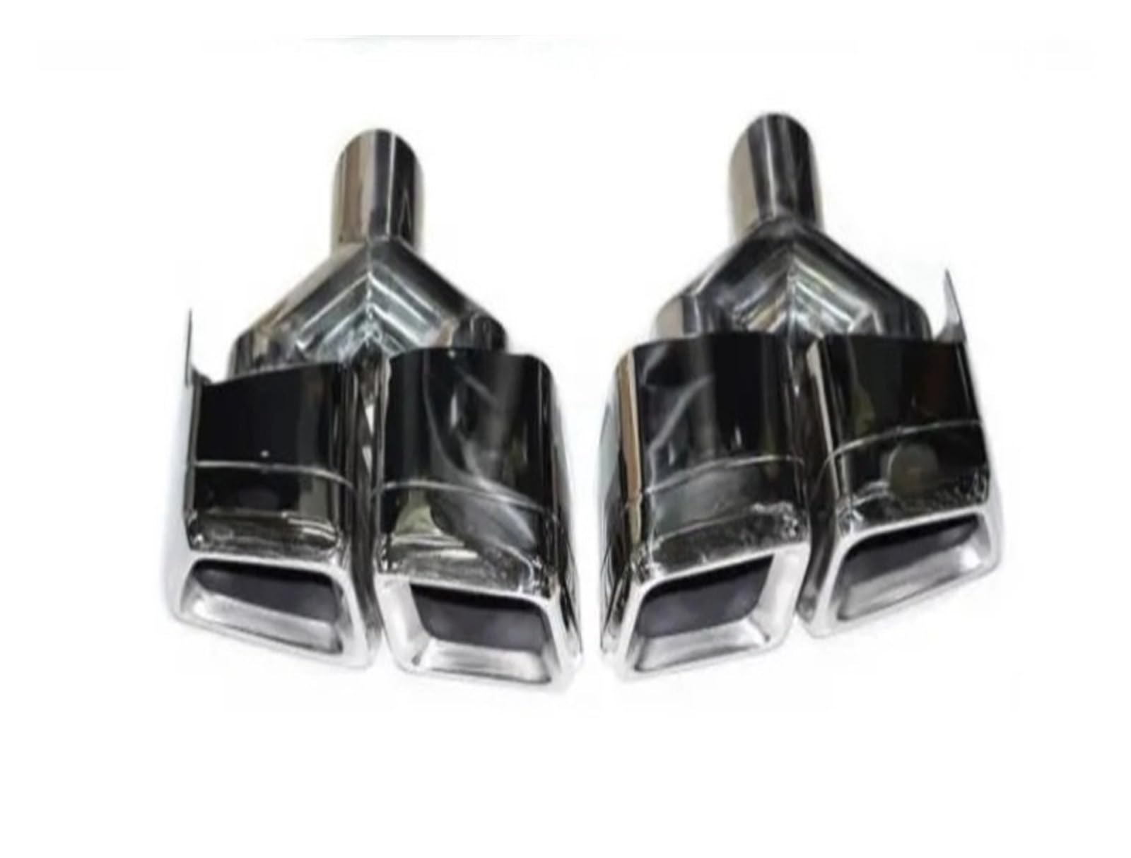 DDGHAE Heckstoßstange kompatibel for Mercedes Benz W218 CLS350 CLS63 AMG 2011 2012 2013 2014 2015 2016 2017–2018, Seitenspoiler aus Kohlefaser, Lippen-Kofferraumdiffusor mit Auspuffspitzen(Sliver Tips DDGHAE Heckstoßstange kompatibel for Mercedes Benz W218 CLS350 CLS63 AMG 2011 2012 2013 2014 2015 2016 2017–2018, Seitenspoiler aus Kohlefaser, Lippen-Kofferraumdiffusor mit Auspuffspitzen(Sliver Tips von DDGHAE
