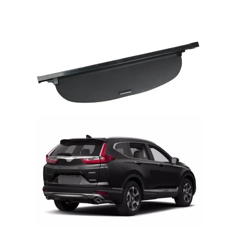 DDGHAE Kofferraumabdeckung, einziehbar, kompatibel mit Honda CRV 2017 2018 2019 2020 2021–2022, schwarzer Segeltuch-Schild, Schattenvorhang, Trennwand, Sichtschutz, Sicherheitszubehör DDGHAE Kofferraumabdeckung, einziehbar, kompatibel mit Honda CRV 2017 2018 2019 2020 2021–2022, schwarzer Segeltuch-Schild, Schattenvorhang, Trennwand, Sichtschutz, Sicherheitszubehör von DDGHAE