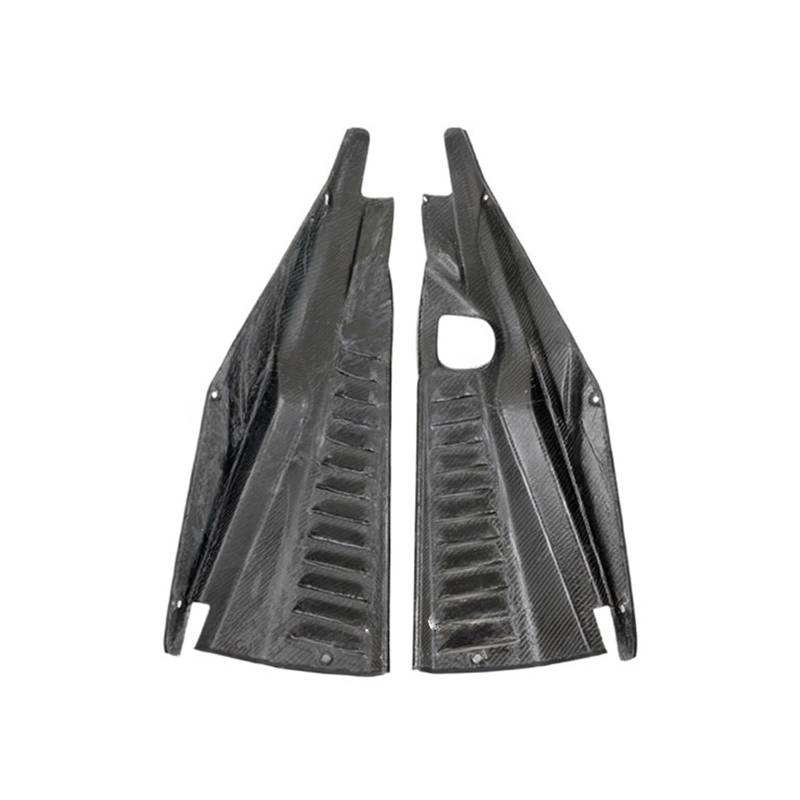 DDGHAE Motorraumabdeckungen for die vordere Stoßstange, kompatibel mit Ferrari 458 Italia und Speciale 2011 2012 2013 2014 2015 2016, echte Kohlefaser von DDGHAE