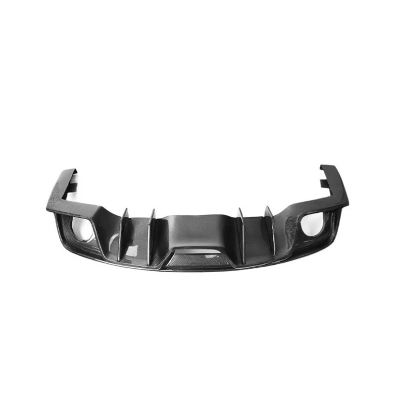 DDGHAE Rear Bumper Compatible for Mustang Rear Diffuser Spoiler Car Accessories,Carbon Fiber AC Style Lip Spoiler Trunk Diffuser Cover von DDGHAE