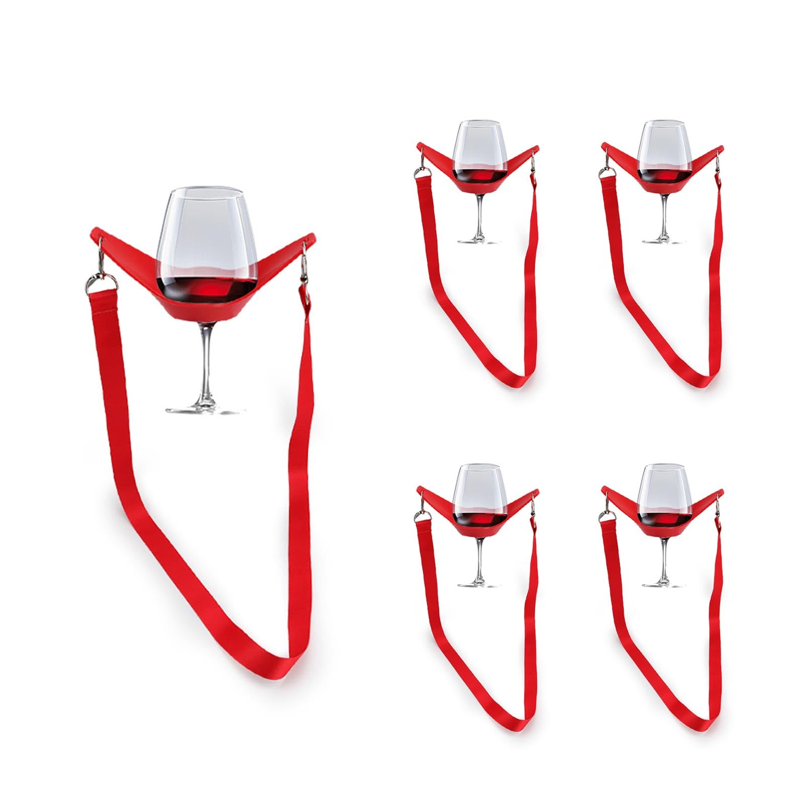 5 Stücke Weinglas Halterung Umhängen, DEANKEJI Weinglashalter zum Umhängen, Freihändiger Weinhalter Kette, Becherhalter zum Umhängen, für Picknicks, Partys, Geburtstage, Hochzeiten 5 Stücke Weinglas Halterung Umhängen, DEANKEJI Weinglashalter zum Umhängen, Freihändiger Weinhalter Kette, Becherhalter zum Umhängen, für Picknicks, Partys, Geburtstage, Hochzeiten von DEANKEJI