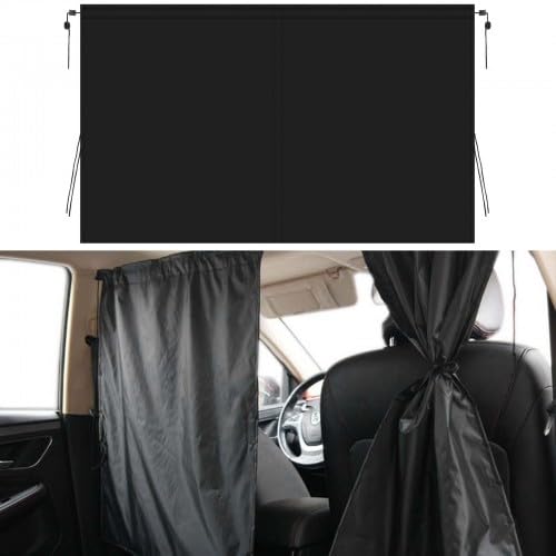 Auto Trennvorhänge 134 * 78cm Sonnenschutz Auto Trenn Sichtschutzvorhang Abnehmbarer Auto Privatsphäre Vorhang Schwarz Auto Fenster Verdunkelung für Wohnmobil Camping Zubehör Auto Trennvorhänge 134 * 78cm Sonnenschutz Auto Trenn Sichtschutzvorhang Abnehmbarer Auto Privatsphäre Vorhang Schwarz Auto Fenster Verdunkelung für Wohnmobil Camping Zubehör von DEARBAG