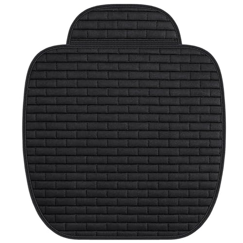 DEARBAG Universal Sitzauflagen Vordersitze, 52x51cm Auto Sitzauflagen, Anti Rutsch Autositz Auflage, Weich und Atmungsaktiv Autositzschoner Vordersitz, Sitzkissen für Autositz, SUV (Schwarz) DEARBAG Universal Sitzauflagen Vordersitze, 52x51cm Auto Sitzauflagen, Anti Rutsch Autositz Auflage, Weich und Atmungsaktiv Autositzschoner Vordersitz, Sitzkissen für Autositz, SUV (Schwarz) von DEARBAG