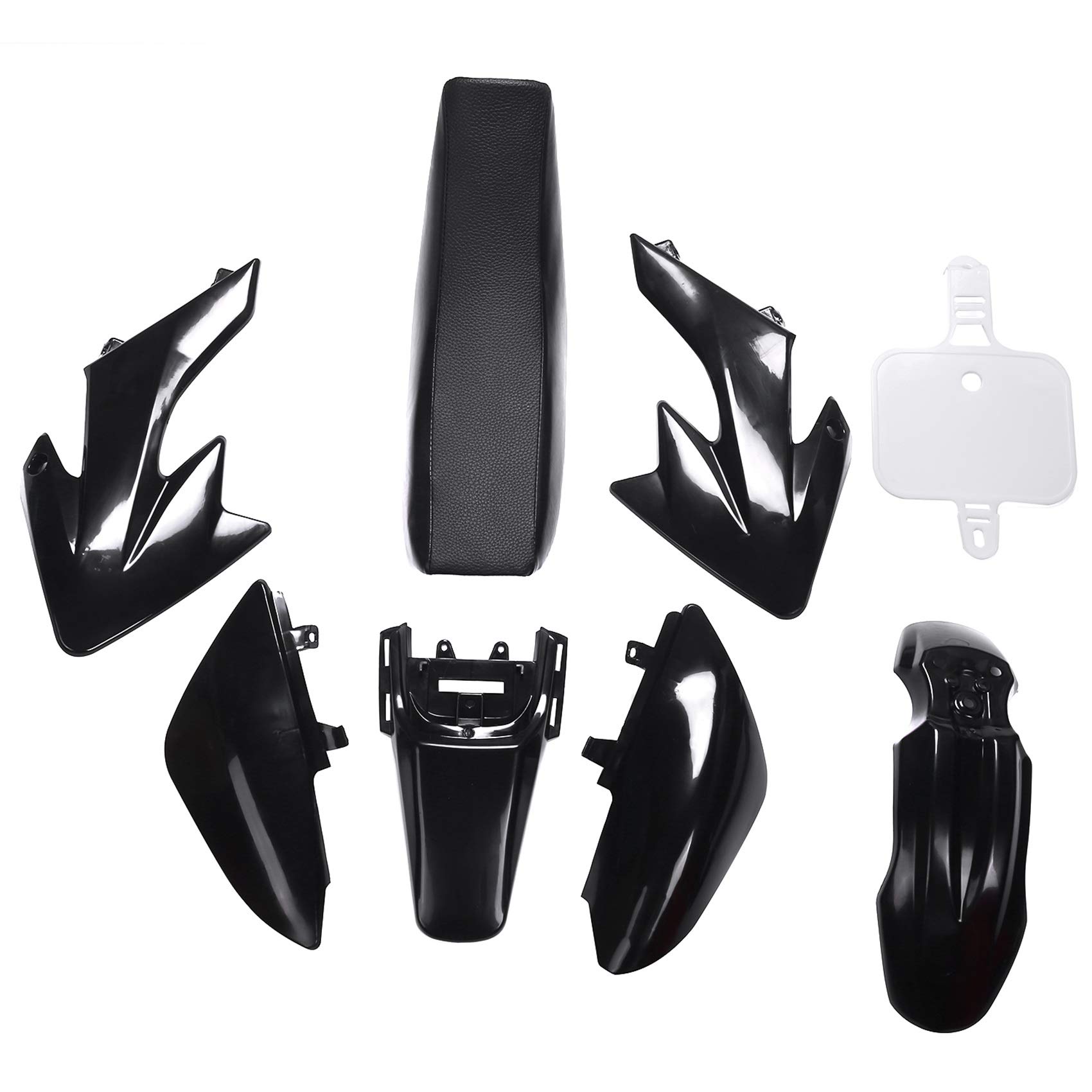 DEARBORN 8 Stück 50Cc 110Cc 125Cc 140Cc Kunststoff 4-Takt Crf50 Pit Off-Road Set Schutzblech – Motorrad Motorrad DIY Kits schwarz DEARBORN 8 Stück 50Cc 110Cc 125Cc 140Cc Kunststoff 4-Takt Crf50 Pit Off-Road Set Schutzblech – Motorrad Motorrad DIY Kits schwarz von DEARBORN