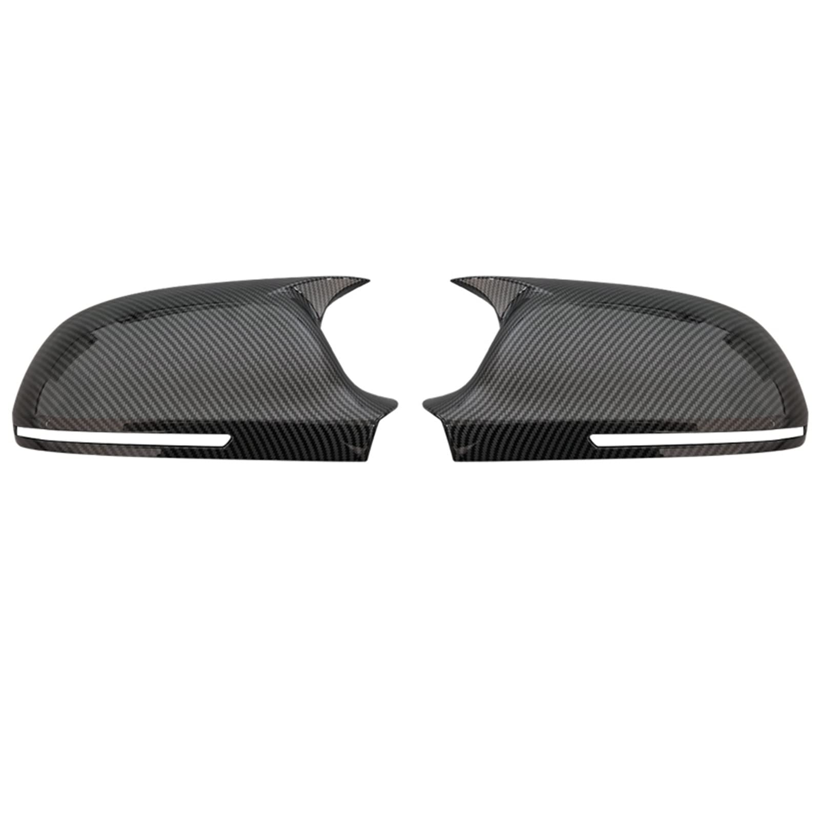Kohlefaser-Look, schwarzer Ersatz-B8-8K-Spiegeldeckel Für Audi A4 S4 A5 S5 A6 S6 A8 S8 Q3 SQ3 A3 D3 8P 4F C6 (Color : Carbon Fiber Pattern) von DEBLAN