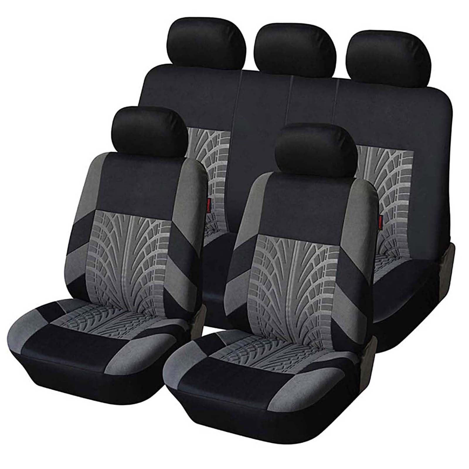 DECAIK Auto Sitzbezüge Set für Ford Ecosport 2018-2022, Allwetter Autositzbezug für 5 Sitzer, Rutschfester Atmungsaktiver Autositzschutz, Sitzschoner Vorne und Hinten,A Grey DECAIK Auto Sitzbezüge Set für Ford Ecosport 2018-2022, Allwetter Autositzbezug für 5 Sitzer, Rutschfester Atmungsaktiver Autositzschutz, Sitzschoner Vorne und Hinten,A Grey von DECAIK