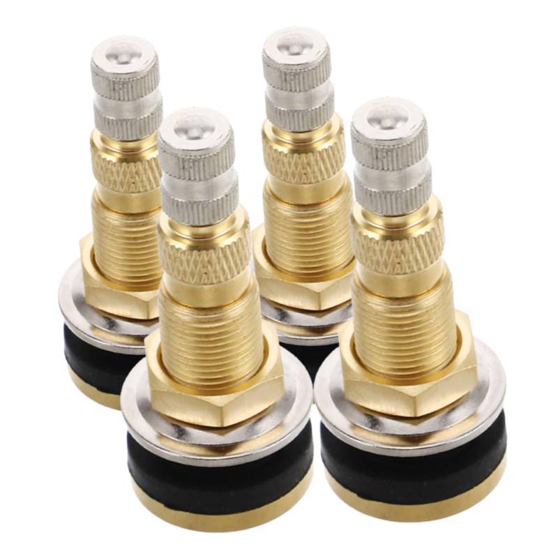 DECHOUS 4pcs Reifenventilstämme Traktorventilstiel Dubeless Hochleistungskupferluftventil Für Fahrzeugelader Und Landwirtschaftliche Ausrüstungsräder von DECHOUS