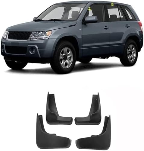 Auto Schmutzfänger für Suzuki Grand Vitara 2005-2015,Kotflügel Vorne und Hinten Spritzschutz Kit Zubehör (4 Stück) von DECI