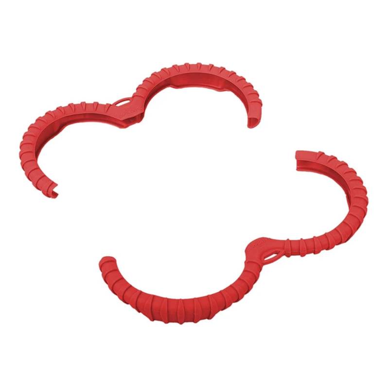 2 stücke Propeller Anti-kollision Ring Schutz Abdeckung Stoßdämpfung Sicherheit Schutz for AVATA 2 Drone Dekorative Zubehör(Red) von DEJIKOKU