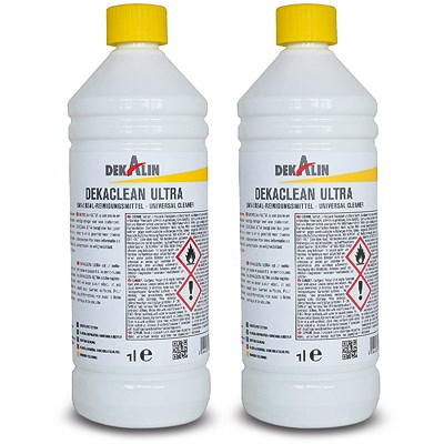 Dekalin 2x Reiniger Dekaclean Ultra Kunststoffflasche 1 l von DEKALIN