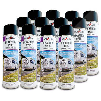 Dekalin 12x Unterbodenschutz Spray DEKAphon 9735 schwarz 0,5 l Dekalin 12x Unterbodenschutz Spray DEKAphon 9735 schwarz 0,5 l von DEKALIN