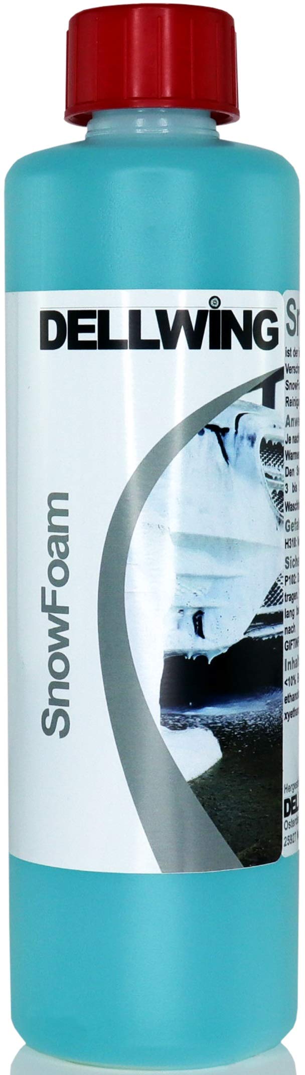 DELLWING Snow Foam WasserMelone 500 ml - Ideal für die sanfte Vorwäsche - Bildet eine dicke und langanhaltende Schaumdecke mit einem schönen Duft von DELLWING