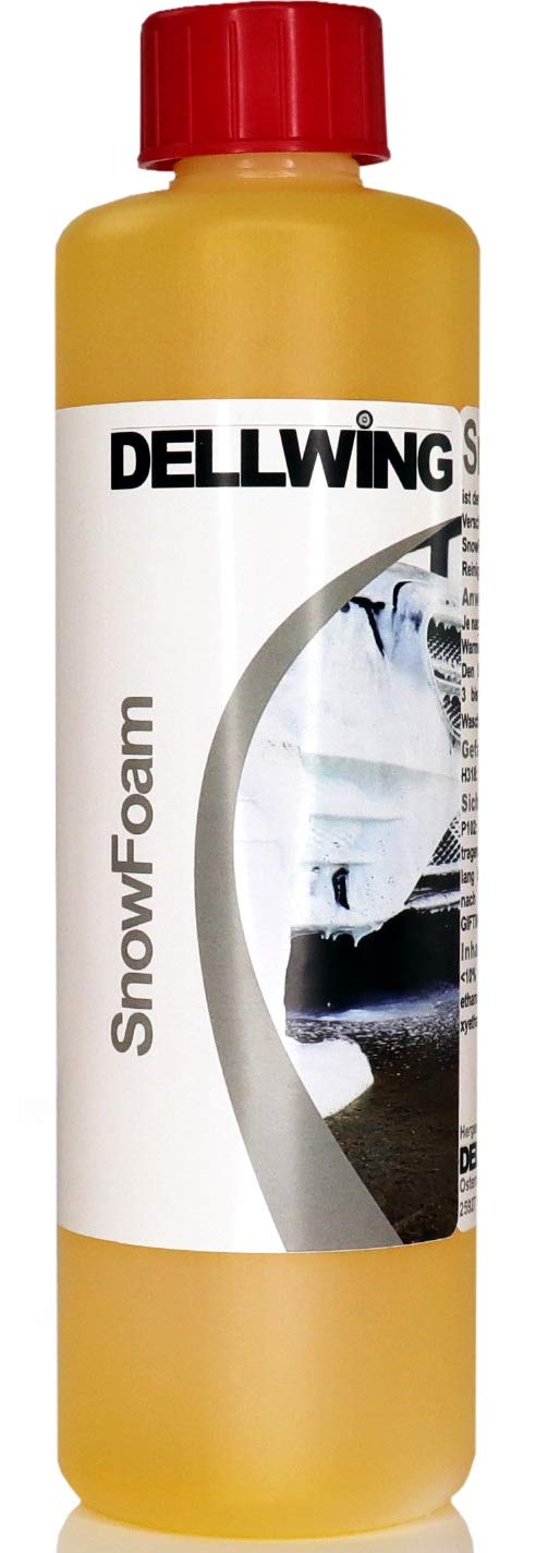 DELLWING Snow Foam Shampoo BubbleGum 500 ml - Ideal für die sanfte Vorwäsche - Bildet eine dicke und langanhaltende Schaumdecke mit einem schönen Duft von DELLWING