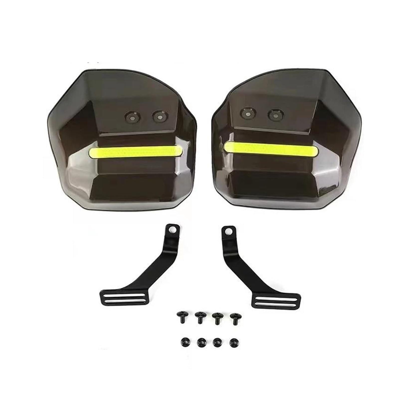 Motorrad Handprotektoren Universal Motorrad Elektrische Fahrrad Wind Handprotektoren Mit Reflektierende Streifen Griff Bar Schutz Windschutzscheibe Schutz Motorrad Handschutz (Size : A 1) von DELORM