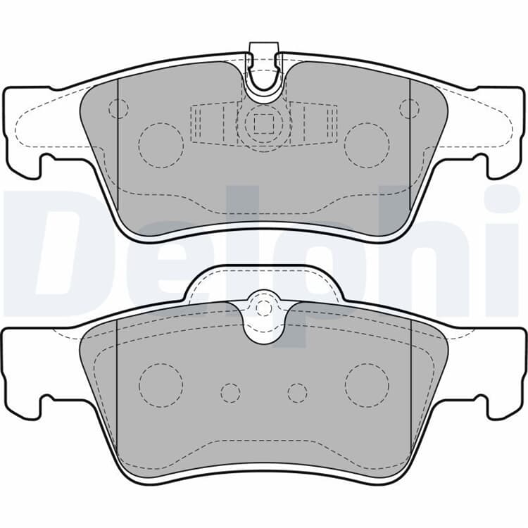 Delphi Bremsbel?ge hinten Mercedes G-Klasse Gl-Klasse M-Klasse R-Klasse von DELPHI