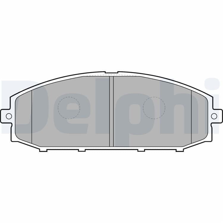 Delphi Bremsbel?ge vorne Nissan Patrol Delphi Bremsbel?ge vorne Nissan Patrol von DELPHI