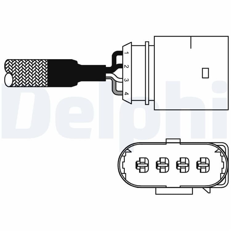 Delphi Lambdasonde Audi A3 Skoda Octavia VW Bora Golf Lupo Polo von DELPHI