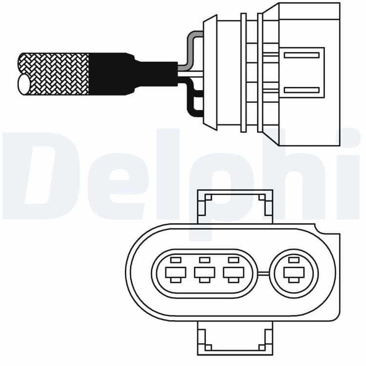 Delphi Lambdasonde Audi A4 A6 VW California Passat Transporter von DELPHI