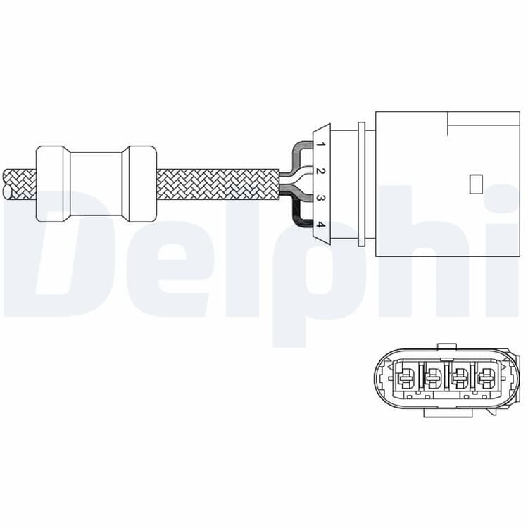 Delphi Lambdasonde Audi Seat Skoda VW von DELPHI