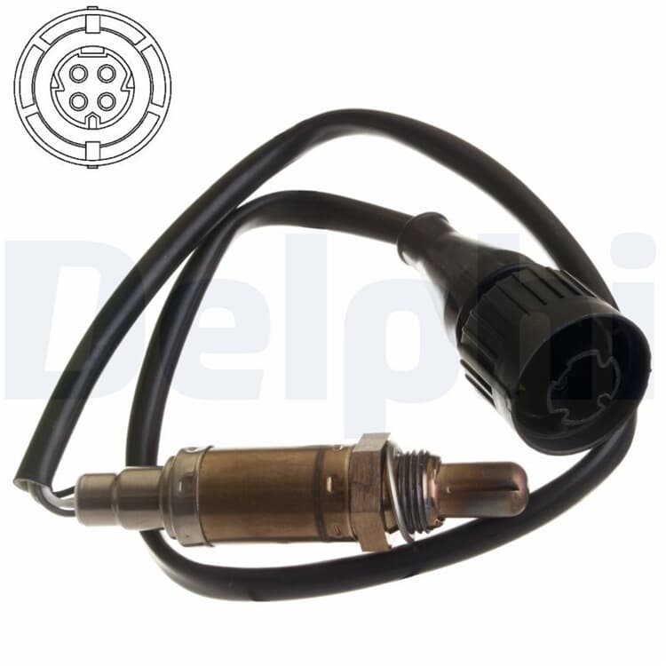 Delphi Lambdasonde BMW 3er 5er 7er 8er Porsche 911 von DELPHI