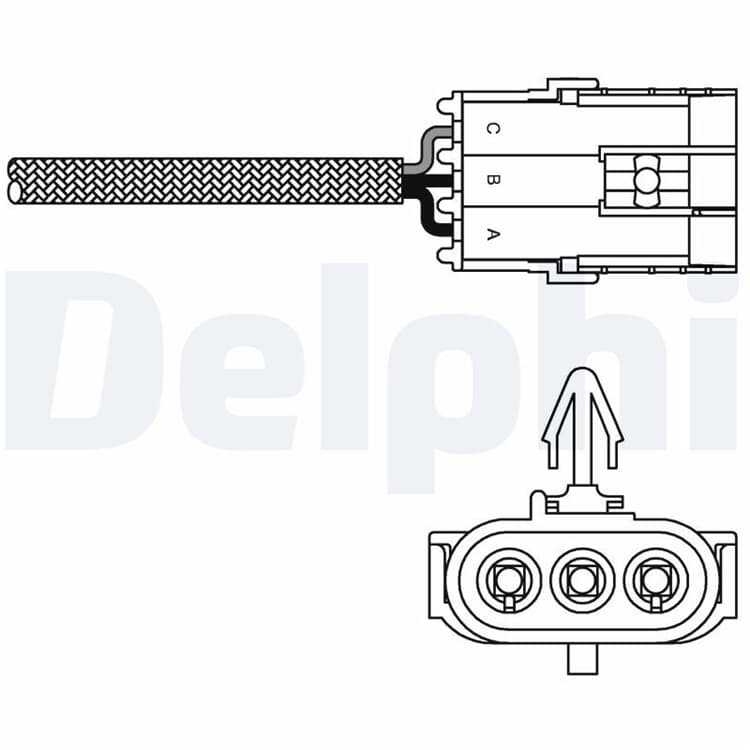 Delphi Lambdasonde Renault Clio Kangoo Twingo Delphi Lambdasonde Renault Clio Kangoo Twingo von DELPHI
