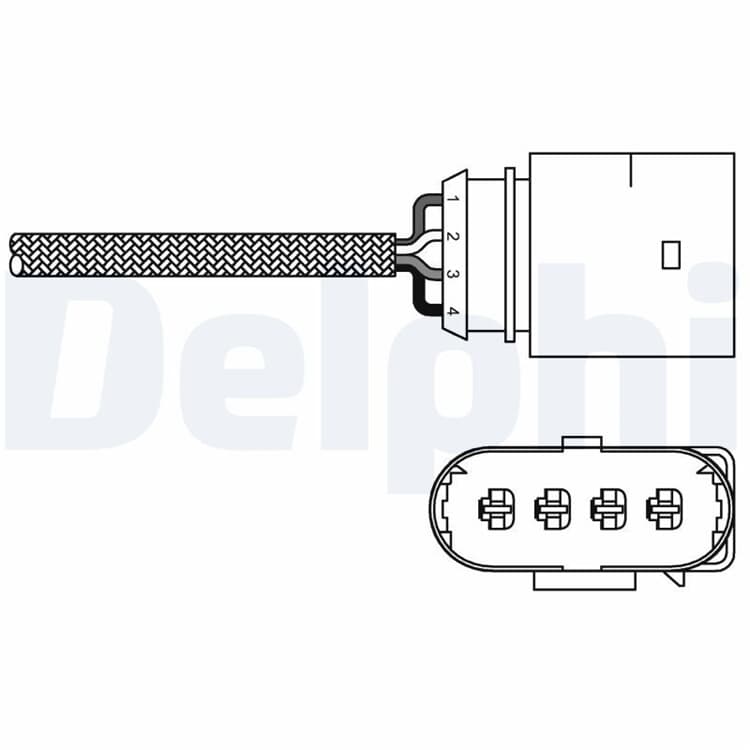 Delphi Lambdasonde Seat Arosa Cordoba Ibiza VW Lupo Polo von DELPHI