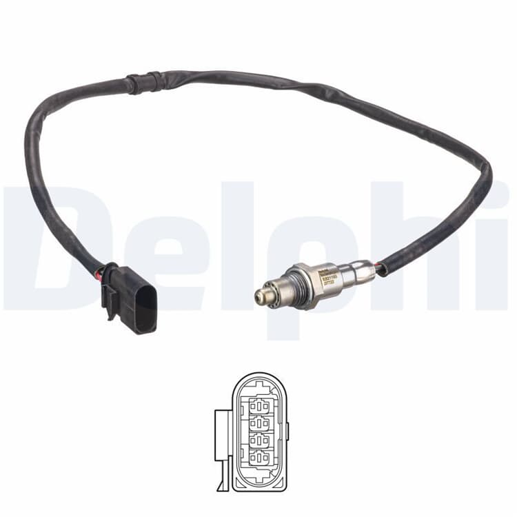 Delphi Lambdasonde Seat Ibiza Skoda Fabia VW Polo Delphi Lambdasonde Seat Ibiza Skoda Fabia VW Polo von DELPHI