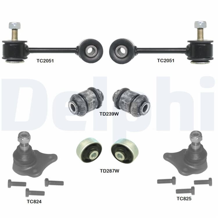 Delphi Querlenkersatz Seat Leon Toledo Skoda Octavia VW Bora Golf New von DELPHI