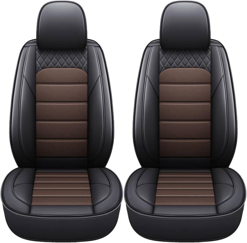 DELPOS Sitzbezüge Auto Autositzbezüge Universal Set für BMW 1 Series (3door) E81 2007 2008 2009 2010 2011 Auto Zubehör, Dunkelbraun von DELPOS