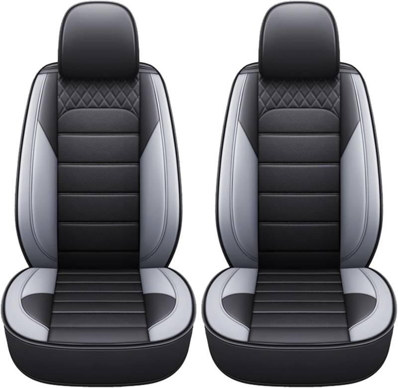 DELPOS Sitzbezüge Auto Autositzbezüge Universal Set für BMW M5 E34 Touring M5 E61 Touring M6 Gran Coupe F06 Auto Zubehör, grau von DELPOS