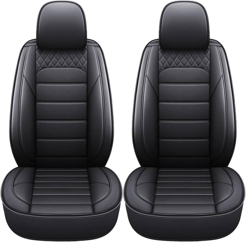 DELPOS Sitzbezüge Auto Autositzbezüge Universal Set für Ford Edge 2007-2022 Fusion Energi 2013-2020 Escape 2002-2021 Focus 2008-2018 Fusion Auto Zubehör, Schwarz von DELPOS