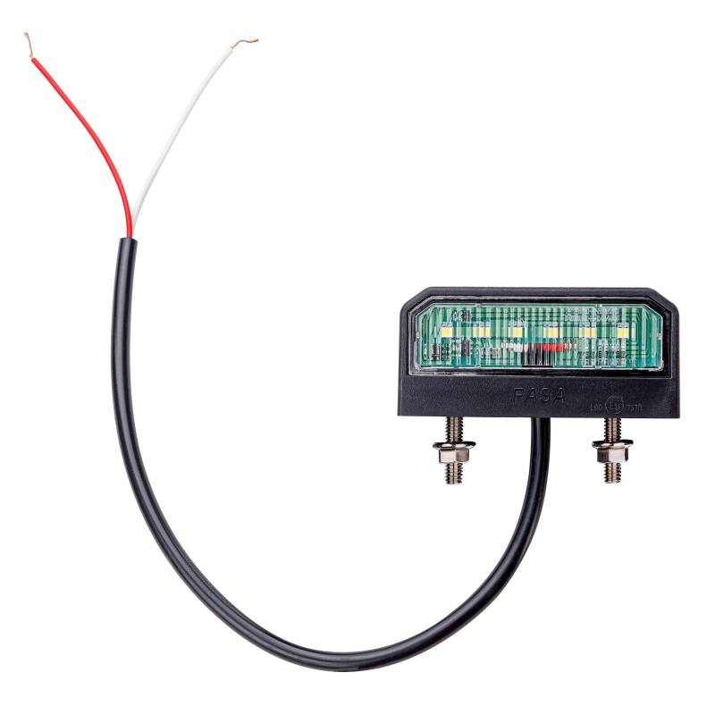 DEMA LED Kennzeichenbeleuchtung, 12-24 V, für PKW, Auto, Traktor, LKW, Anhänger, Motorrad, Quad, ATV, wasserdicht, energieeffizient, langlebig von DEMA