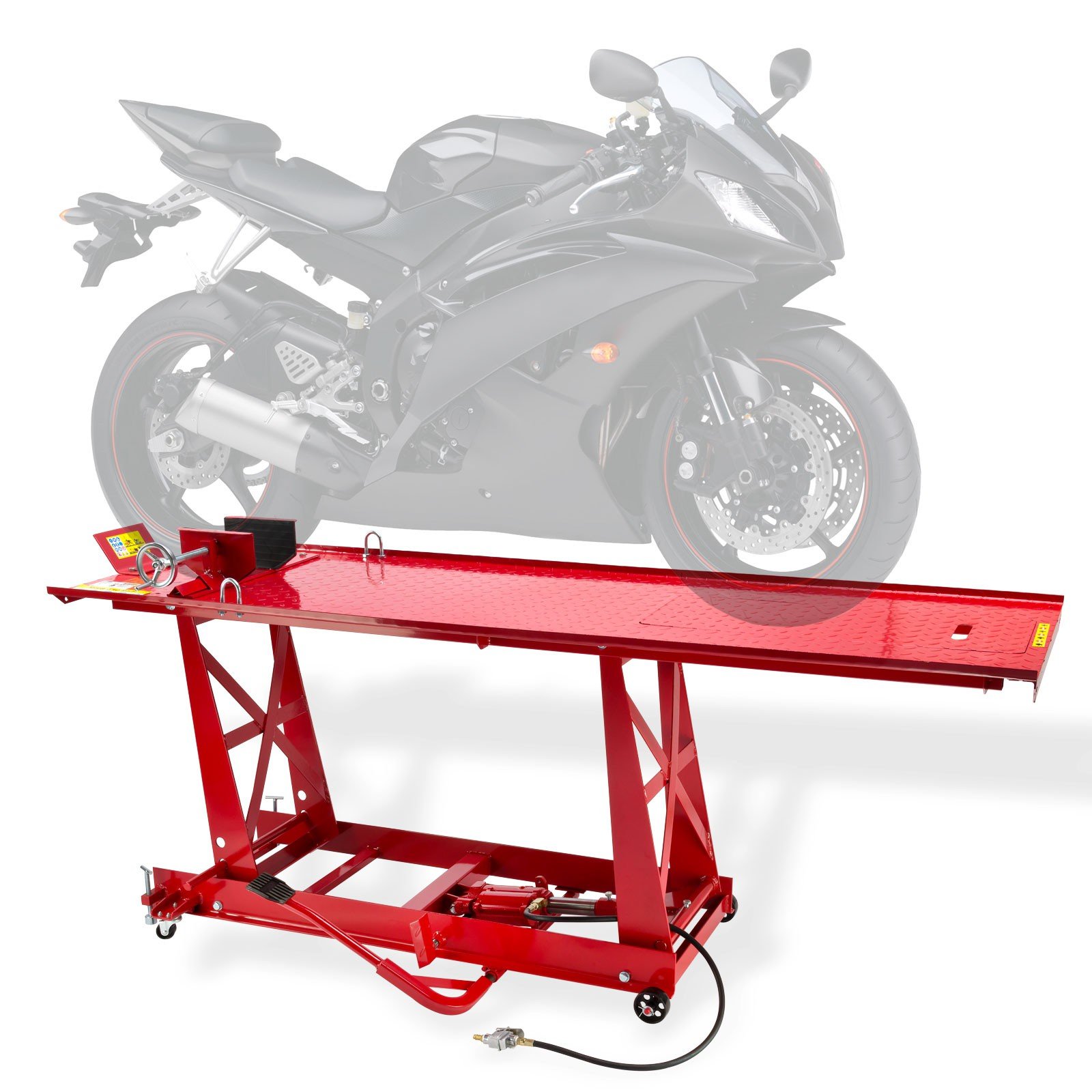 Motorradhebebühne 450kg Pneumatisch Motorradhebebühne 450kg Pneumatisch von DEMA
