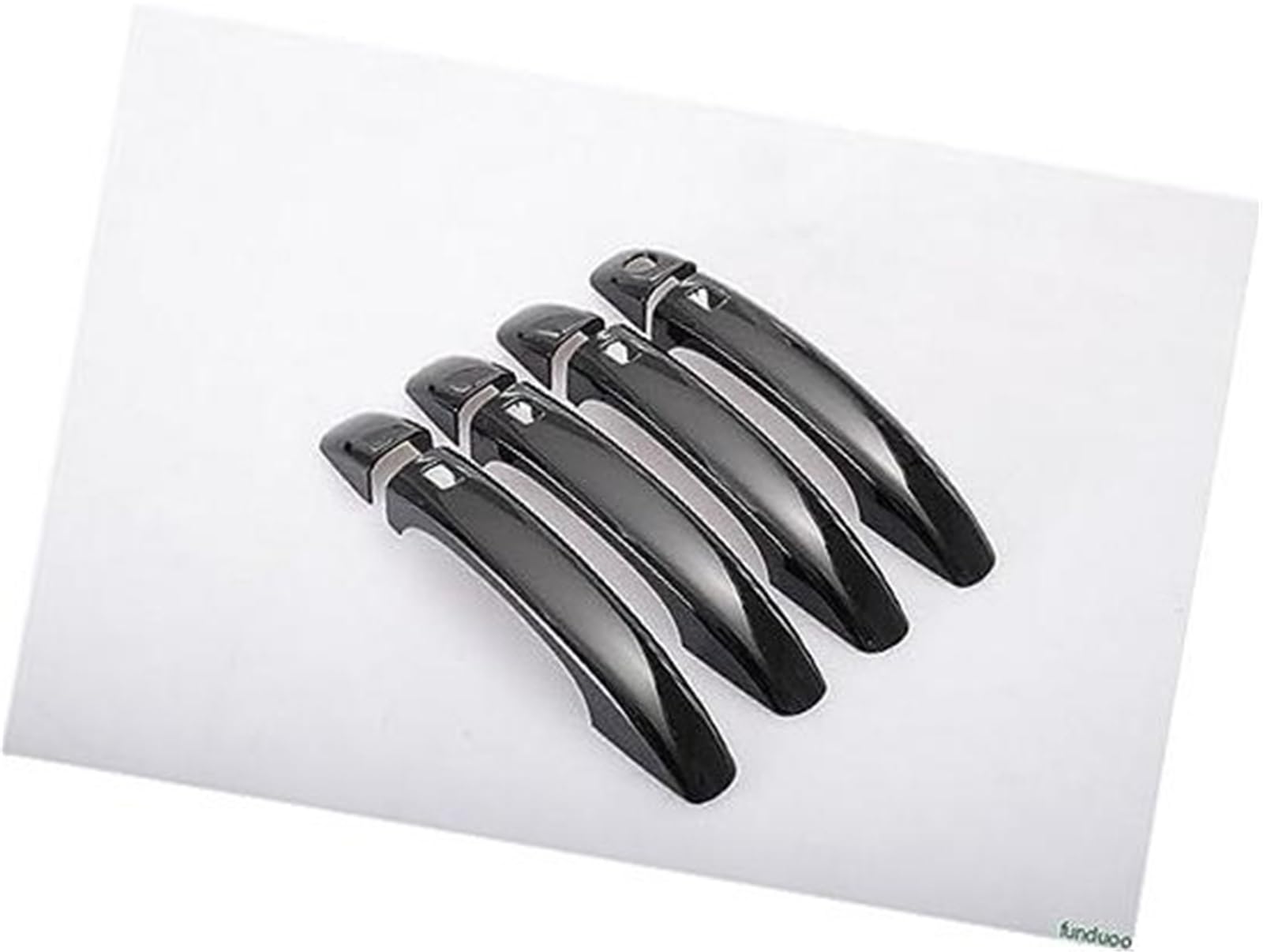 DEMULAX, for, A4 B8 2009 2010 2011 2012 2013 2014 2015 2016 Autotürgriffabdeckung aus glänzendem Chrom Autotürgriffabdeckung(Black Handle) von DEMULAX