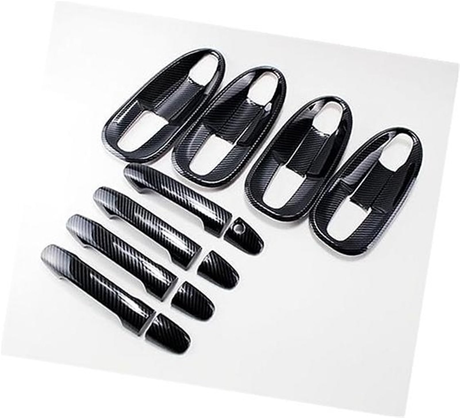 DEMULAX, for, Vito W447 V-Klasse 2014-2020 Kohlefaser-Autotürgriffabdeckung Autotürgriffabdeckung(Black Carbon Handle-Bowl) von DEMULAX