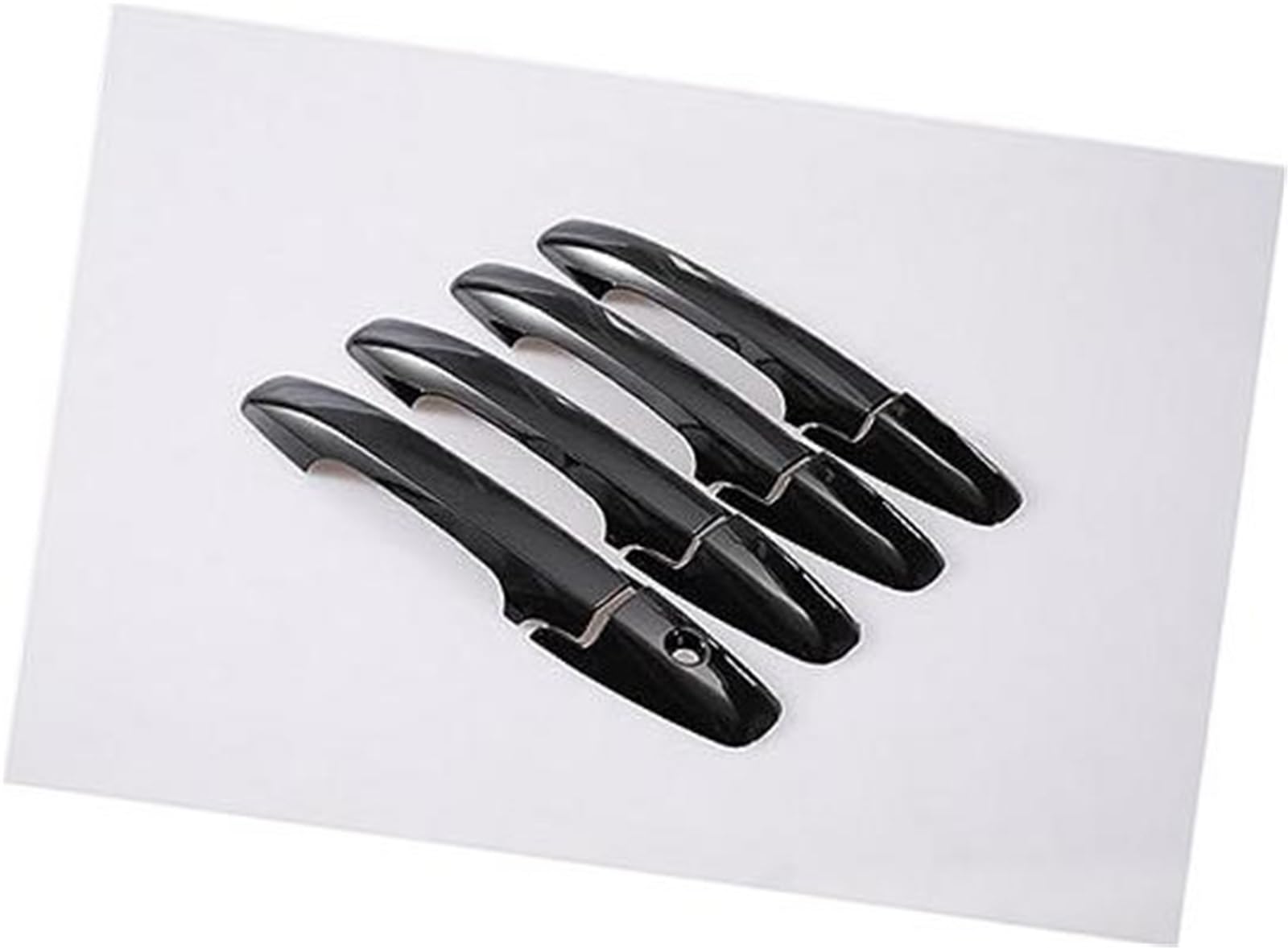 DEMULAX, for Civic, 2006 2007 2008 2009 2010 2011, glänzendes Chrom-Autotürgriff-Abdeckungsdekor Autotürgriffabdeckung(Black Handle) von DEMULAX